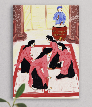 Tranh Nghệ thuật hát xoan